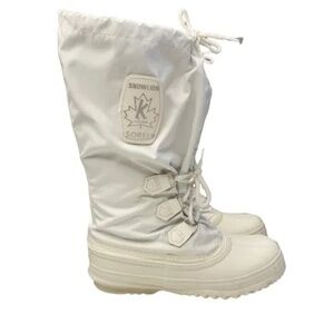 Sorel Snowlion White Knee High Heavy Duty Snow Winter Boots